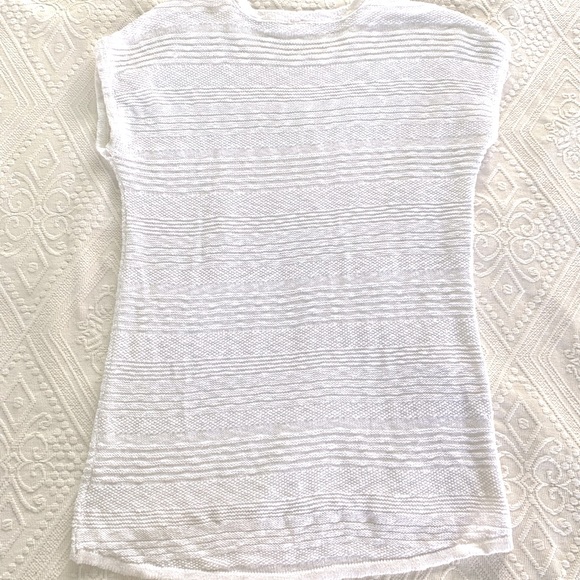 Moth 100% Cotton Knit Short Sleeve Tunic Shirt - Picture 2 of 3